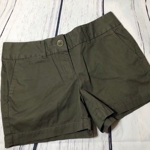 [Ann Taylor Loft] chino olive shorts